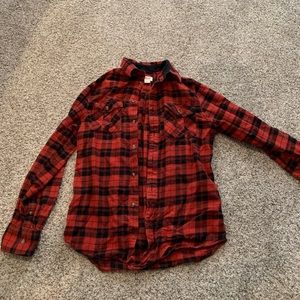 Black and red Flannel